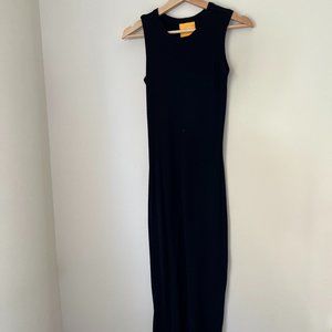 Nu Swim | Organic Cotton Shell Dress | Black | S